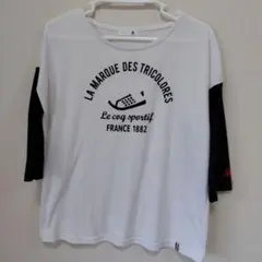 le coq sportif 　レディース　長Tシャツ 　ホワイト　No3