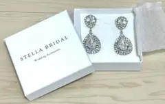 STELLA BRIDAL/クリスタルイヤリング