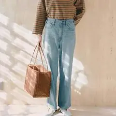 アッパーハイツ THE LAZY NIECE MID BLUE サイズ25