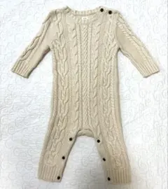 babygap 3-6monts ケーブルニット ロンパース