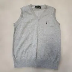 EAST BOY グレー ニットベスト Vネック　9号サイズ