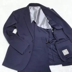 美品✨ナノユニバース　nano universe　セットアップ　ネイビー　M