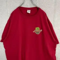 anvil ハワイ　ビーチカフェ　風景プリント オーバーサイズTシャツ 2X