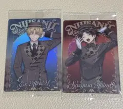 にじさんじ ウエハース2 三枝明那　エクス・アルビオ　2枚セット