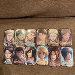 進撃の巨人 まるかく缶バッジ 12個セット