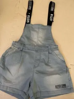 SISTER JENNI ライトブルーオーバーオール 130-140cm