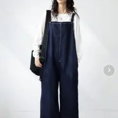 インディゴデニムサロペット