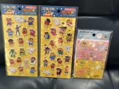 セリア クレヨンしんちゃん タイルシール ぷっくりシール　3枚