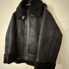 EMODA フェイクムートンボアフライトジャケット