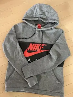 NIKE グレー フード付きパーカー Mサイズ