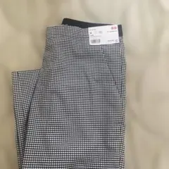 UNIQLO チェックアンクルパンツ Mサイズ ダークグレー