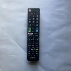 ELECOM テレビ用リモコン ブラックのサムネイル