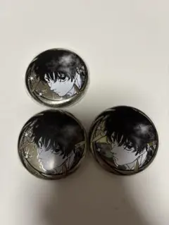 3個 勢羽夏生 ゴールデン缶バッジ ジャンプショップ サカモトデイズ