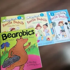 洋書 英語絵本 Bearobics I Can Read 4冊セット 多読