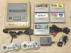 ◾️スーパーファミコン本体　ソフト5本セット　ニンテンドー　中古
