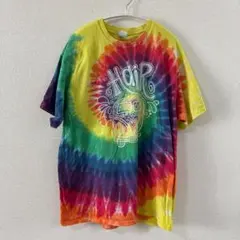 1点もの⭐️ PORT & COMPANY タイダイ コットン 100% Tシャツ