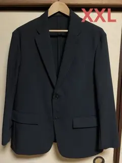 【未使用】ユニクロ 感動ジャケット カスタムオーダー XXL 袖丈短め ブラック