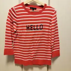 BANANA REPUBLIC ストライプニットセーター S