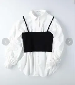 【タグ付】Remal ビスチェセットシャツ