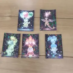 ポケモン テラスタル　ホログラムシール　5枚セット