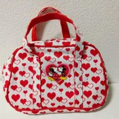 ディズニー　ミッキー＆ミニー ハートバッグ　ミニバッグ