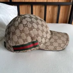 Gucci GGパターン キャップ ベージュ　m