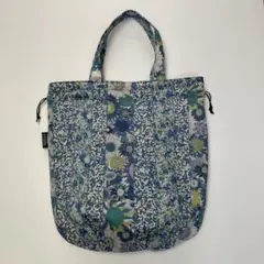 ハンドメイド　トートバッグ　☆ リバティ　スザンナ・ストライプ