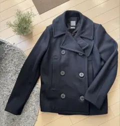 Gap ネイビー ウールピーコート M