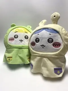 ちいかわ ハチワレ 雨の日BIGぬいぐるみ 2点セット
