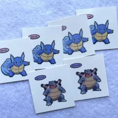 ポケモンパン シール . カメール カメックス