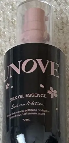 UNOVE アノブ　シルクオイルエッセンス 70ml ヘアオイル桜エディション