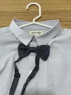 キッズシャツ蝶ネクタイ付き