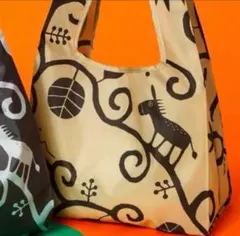 〖KALDI〗エコバッグ To be Happy ベージュ