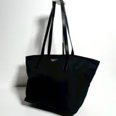 【美品✨】プラダ トートバッグ 三角ロゴ テスートナイロン × レザー A4可能