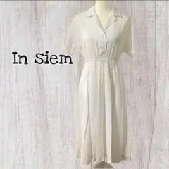 In siem レトロクラシカル ワンピース 半袖 ?サイズ/USED
