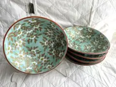 有田焼【紀窯】緑彩華錦　小鉢15.5cmのサムネイル