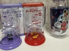 S*す様 アンパンマンバイキンマンフィギュアカップ2個トムジェリクリアボトル１個のサムネイル
