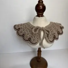 手編み つけ襟 スタイ ハンドメイド29