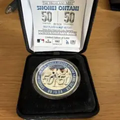 大谷翔平 50-50 達成記念 シルバープレート コイン - メルカリ