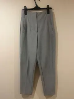 ZARAハイウエストパンツ ライトグレーMサイズ
