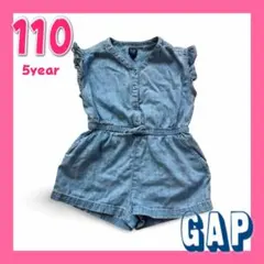GAP デニム オールインワン 110cm女の子 キッズ 子供服