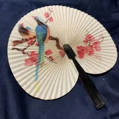 【昭和レトロ】ヴィンテージ扇子 折りたたみうちわ 鳥梅 コンパクト 2個セット① 昭和レトロ 折りたたみうちわ - メルカリ