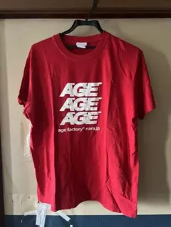 Age Factory レッド Tシャツ M