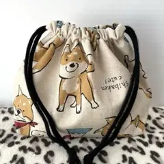 お弁当袋　保冷　しば犬