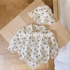 ベビー　70cm （66cm）　ロンパース・帽子（未使用）