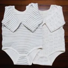 キルト 肌着 ロンパース 70