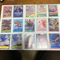 【ゾロSECパラレル入り　即購入可！！】ワンピース　カードまとめ売り　15枚