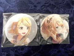 プロセカ グリッター缶バッジ 9B 10B 鏡音リン