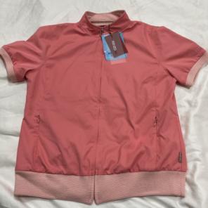 KENZO golf ピンク ジップアップシャツ 2(S)のサムネイル