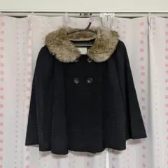 Eprouve　エプローブ　ファー襟付き　コート　ジャケット　ポンチョ　ケープ